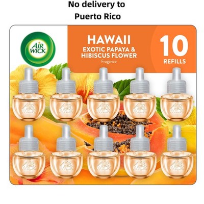 Air Wick Scented Oil Refills - 10ct, Hawaii Papaya  new