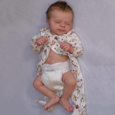 Realistic Reborn Baby Dolls Silicone Full Body 18 Inch Lifelike Baby Doll Boy...