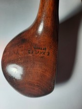 antique Brassie playable hickory wood shaft golf club