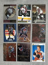 (9) Peter Forsberg Lot NHL Hockey Cards Base Inserts Collection
