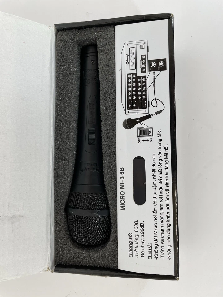 Maseco Arirang Dynamic Microphone Mi-3.6B Professional Microphone USED NO CORD - Image 2 of 4