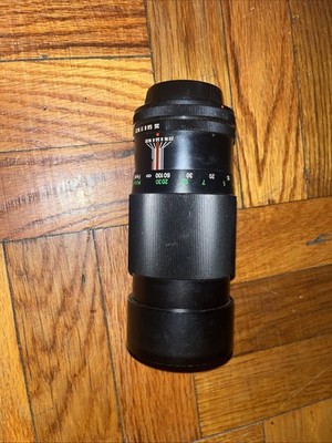 Vintage Vivitar 200mm 1:3.5 Auto Telephoto Camera Lens Excellent