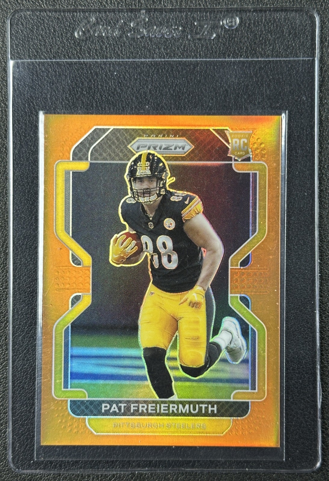 PAT FREIERMUTH 2021 PANINI PRIZM #362 ROOKIE ORANGE RC 59/249 STEELERS