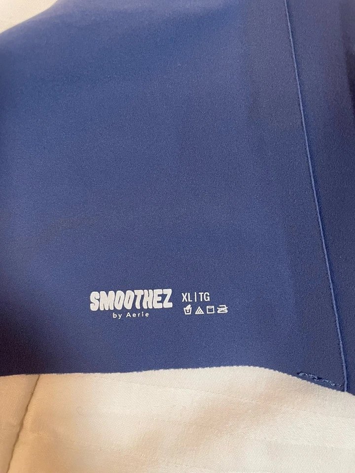 Aerie Women's Smoothez Bra Ultra Soft Wireless Bralette CN6 Blue XL NWT Comfort - Image 4 of 4