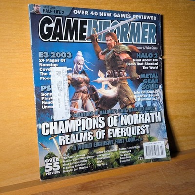 Game Informer Magazine Jul 2003 Issue 123 Champions of Norrath