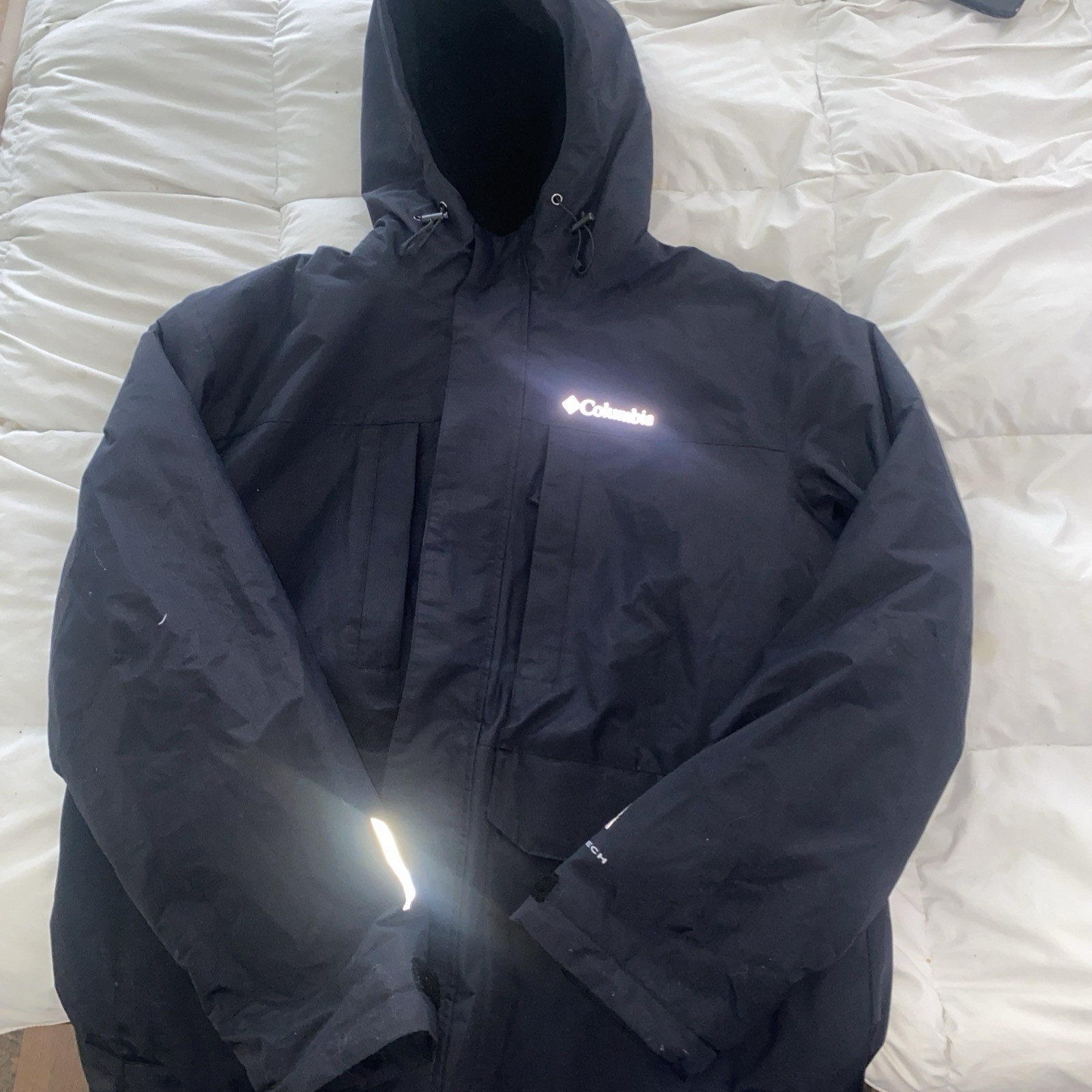 NWT Colombia Landroamer Sherpa Lined Men’s Black Jacket Size Large