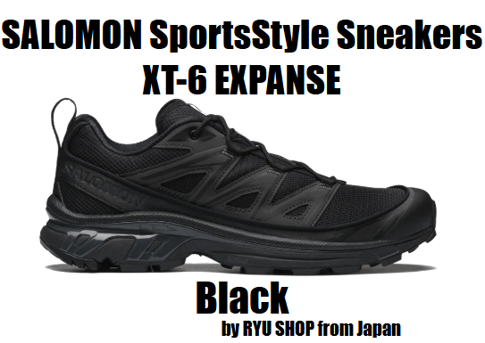 Salomon XT-6 EXPANSE SportsStyle Sneakers in Black Ebony Magnet