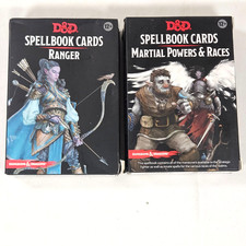 Dungeons & Dragons Spellbook Cards - Ranger & Martial Powers & Races - 2 Sets