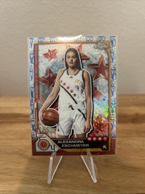 2025 Topps Chrome McDonald s All American Alexandra Eschmeyer McFlurry Parallel