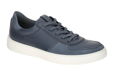 Ecco STREET TRAY Herrenschuhe - sportliche Halbschuhe - Schnürschuhe blau NEU