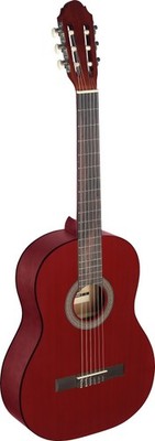 4/4 Klassik-Gitarre rot matt