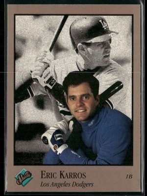 Eric Karros 1992 Studio #45 Los Angeles Dodgers