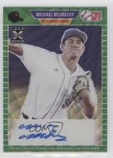 2021 Leaf Pro Set Metal 1989 Green Wave 5/7 Michael McGreevy #PA-MM4 Auto 4f5