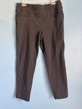 Women  s Maurice  s Black Stretch Dress Pants, Large Short