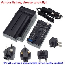Battery or Charger for Sony NP-F550 MVC-FD71 MVC-FD83 MVC-FD90 MVC-FD100 FD200