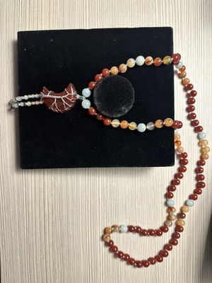 Ryze Naturally You Neclace with crescent pendant 036