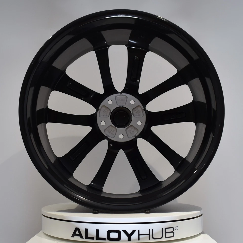 ORIGINAL BENTLEY CONTINENTAL GTC 5 U SPEICHE 22 ZOLL SCHWARZ ALUFELGE HINTEN X1 - Bild 3 von 3