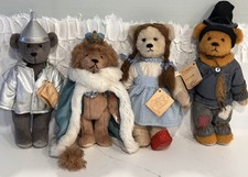 Joan Erdahl Bearama Wizard Oz Musical Bear Set 4pc #2 #15 #21 Signed 1985 OOAK