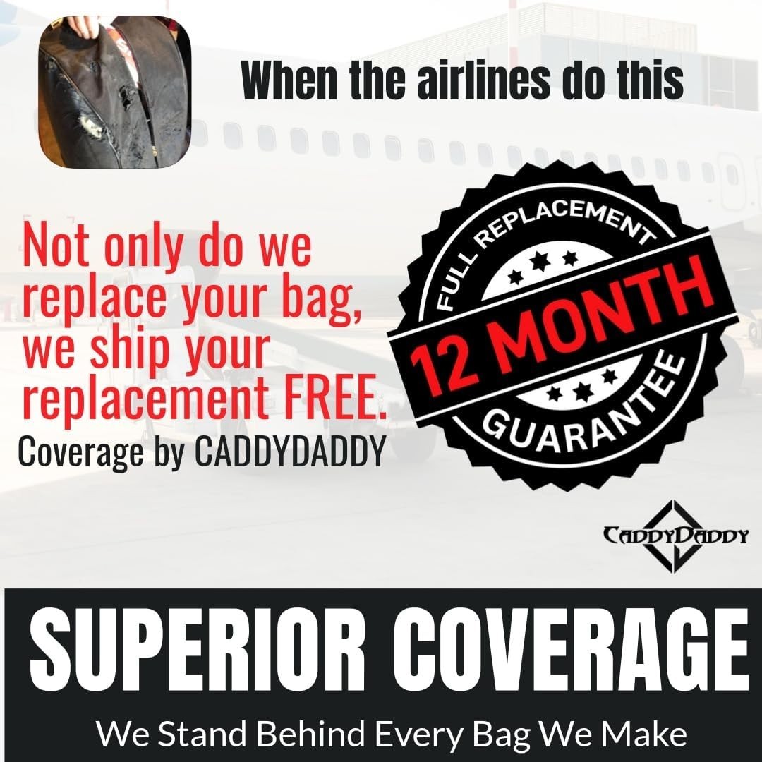 Constrictor Golf Bag Cover with Replacement Protection