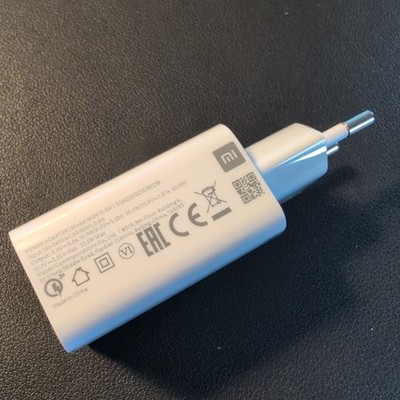 New Adapter Xiaomi Fast Charge USB 5 Volt 3 Amp International  EuroPlug Type C