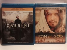 Cabrini (Blu-ray 2024) Inspirational Biographical Drama & Son of God Blu-ray DVD