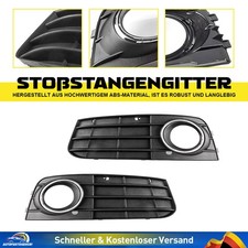 Stoßstange Gitter Für Audi A4 B8 A4L Blende Nebelscheinwerfer Grill Links+Rechts