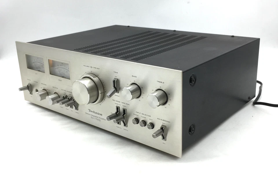 Technics SU-7700 II Stereo Integrated Amplifier 1977 Vintage Japan Tested - Image 3 of 4