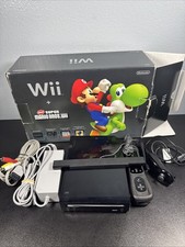Nintendo Wii Console Black RVL-101 USA  with Original Box