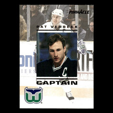 Pat Verbeek #10 1993 Pinnacle Captains Hartford Whalers Hockey Card NHL NM