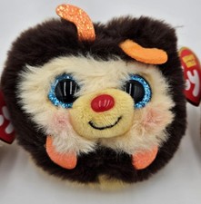 Ty Beanie Balls Zinger the Bee 3" Plush Puffies Stuffed Toy New With Tag Gift