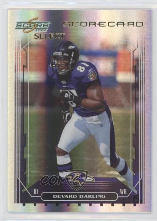 2006 Score Select Scorecard 51/100 Devard Darling #24 n1u