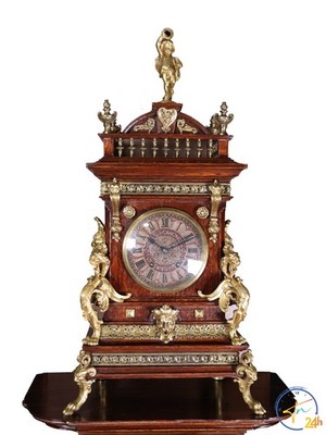 Rare German 1879 Lenzkirch 8 Day Ornate Bracket Shelf Clock | eBay