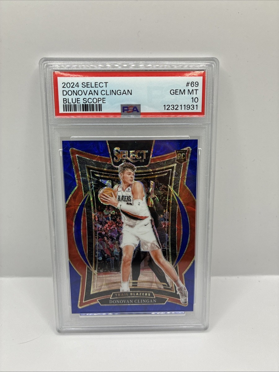 2024-25 Panini Select - Concourse Donovan Clingan #69 Blue Scope