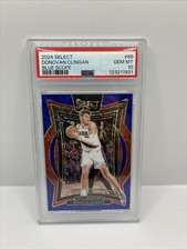 2024-25 Panini Select - Concourse Donovan Clingan #69 Blue Scope