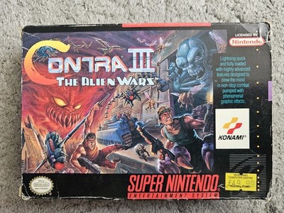 Contra III The Alien Wars Super Nintendo SNES OVP mit Handbuch NTSC USA Konami