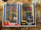 Funko Pop! Comic Book Cover with Case: DC Universe - Superman #01 & Batman #02