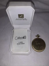 Colibri Of London 17 Jewel Pocket Watch Engraved Littman Jewelers With Box Works