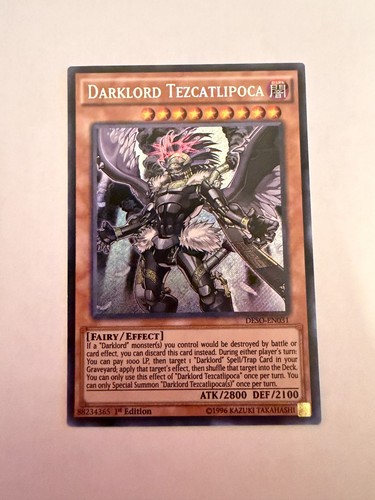 Darklord Tezcatlipoca DESO-EN031 YuGiOh Destiny Soldier card