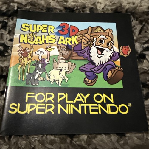 Super 3d Noah’s Ark SNES Manual Only