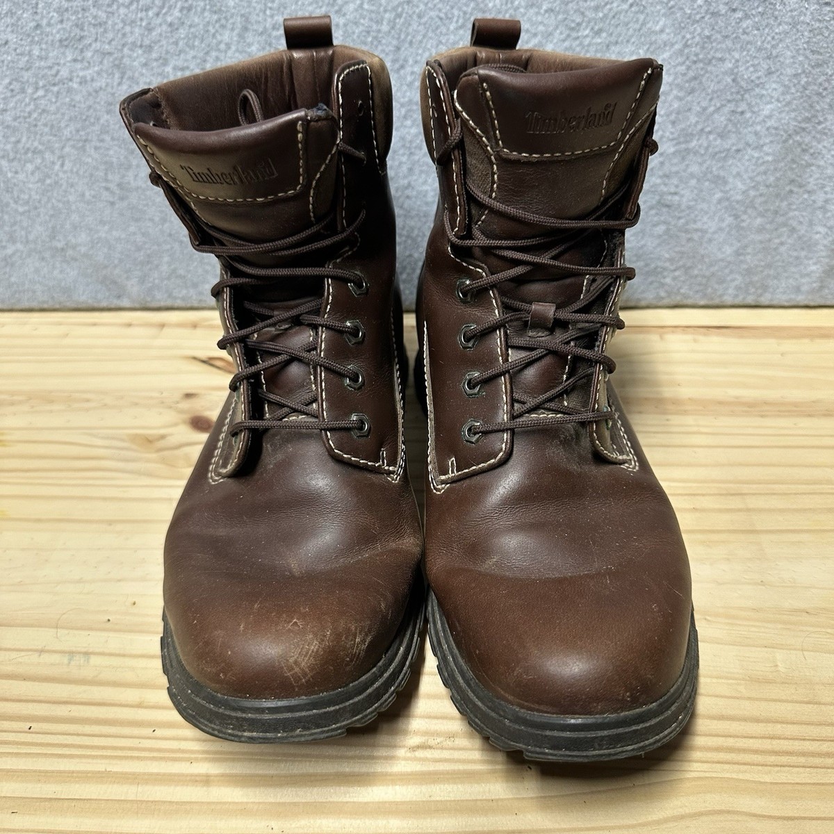 Timberland Boots Mens 8 M Waterproof Chukka Brown Leather  display picture 3
