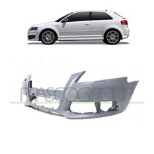 Stoßstange vorne grundiert SRA für Audi A3 3/5 Türer 8P S-Line Sport ab 07/2008 