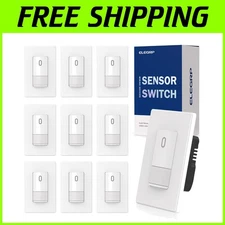PIR Infrared Wall Switch, Single Pole,  Listed 10 Pack