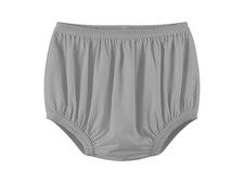 Adult Diaper Cover Noiseless Leak-Protection Waterproof Rubber Pants Gray 5XL