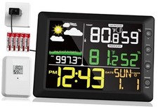  Indoor Outdoor Wireless Weather Station | Digital Thermometer Hygrometer 