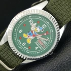 VINTAGE REFURBISHED SEIKO AUTOMATIC 6309A JAPAN MENS GREEN DIAL WATCH a443133-1
