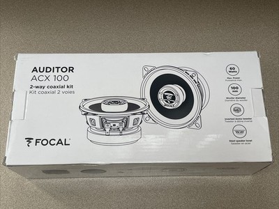 Focal ACX100 Auditor Series 4'' 2-Way Coaxial Speaker Set 60 W - 1 Pair
