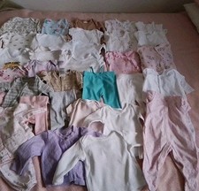 30Piece Clothing Bundle Girls Aged From Birth To 3 Months