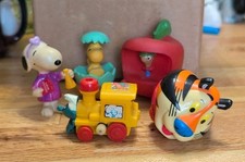 80s 90s Vinyl Toys Peanuts Smurfs Scarry Tony The Tiger Girl Snoopy Vintage Toys