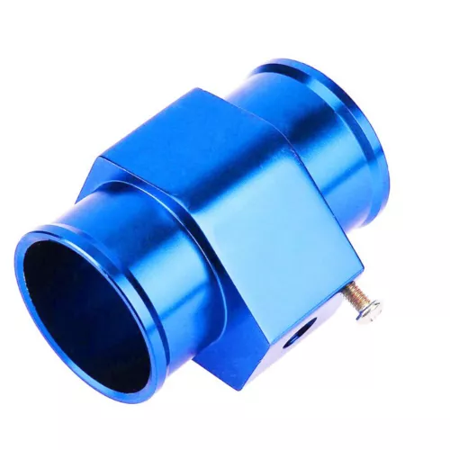 40mm Silver Water Temp Temperature Joint Pipe Sensor Gauge Radiator Hose Adapter - Picture 2 of 6