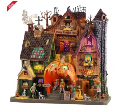 Lemax Spooky Town Creepy Pumpkin Patch 2024 Halloween Decoration *In Hand*